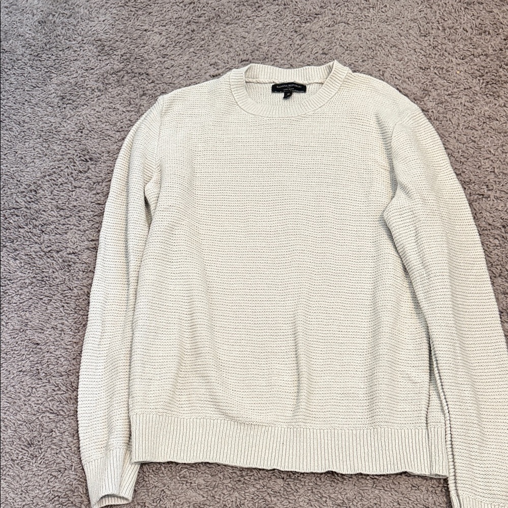 Banana republic Men's Cream Sweater
